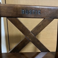 カリモク　ベビーチェア　RUSTICの画像