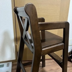 カリモク　ベビーチェア　RUSTICの画像