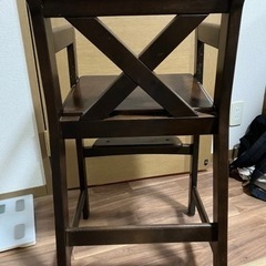カリモク　ベビーチェア　RUSTICの画像