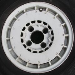 値下げ！ 希少！ BS製 AERO ROUND エアロラウンド 6J 14インチ PCD114.3-4H 4穴 +22 2本セット AE86他 旧車 当時物