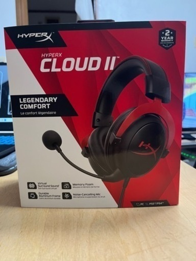 HYPERX CLOUD II ゲーミングヘッドセット HyperX HyperX Cloud IIヘッドセット ピンク HyperX Cloud -  製品 HyperX Cloud II ゲーミングヘッドセット