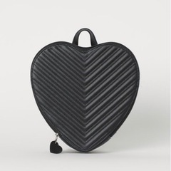 H&M ハート　リュック　 黒