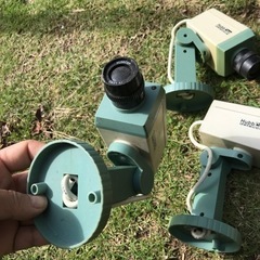 とりあえずダミー　カメラ　防犯　カメラ　おもちゃ　セットの画像