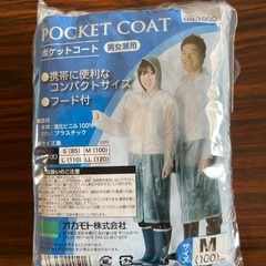 ポケットレインコート☺️未使用品2個の画像