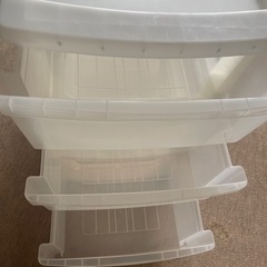 3段　押入れ収納ケース　キャスター付きの画像
