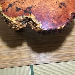 【希少一枚板】欅座卓　ちゃぶ台　床の間　盆栽飾り台の画像