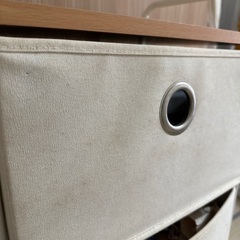 Francfranc フランフラン ファブリックチェスト box付き 4段の画像
