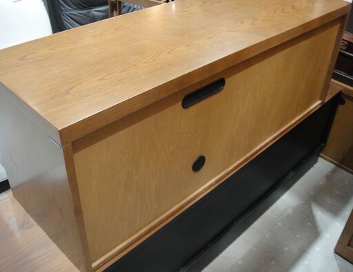 美品 カリモク karimoku 132cm ローボード 奥行45cm テレビボード テレビ台 モノ市場東海店33