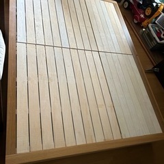 無印収納付きベット