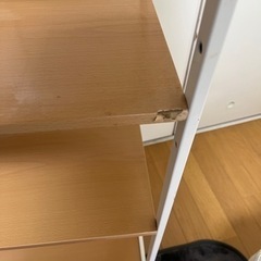 【差し上げます】ラック　木製　シェルフの画像