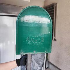 お洒落な郵便受けの画像