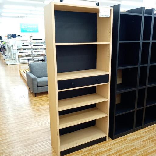 ★ジモティ割あり★ 本棚　ブラック\u0026ナチュラルカラー　クリーニング済　YJ2731