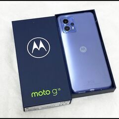 美品 モトローラー moto g13 ラベンダーブルー XT23...