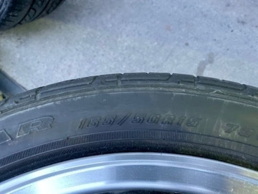 軽自動車用　15インチ　165.50/15 4穴　PCD100