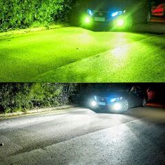  LED フォグランプ H8 H9 H11 H16 レモンイエロー ホワイト 2色 フォグ の画像