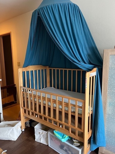 KATOJI ハイタイプ ベビーベッド