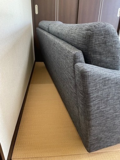 値下げしました！　ニトリ 家具 ソファ 3人掛けソファ　グレー 