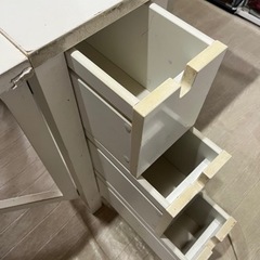 受付終了【あげます】IKEA  折りたたみテーブルの画像