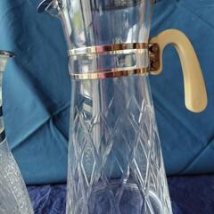 レトロなピッチャー　水差し2点　大小の画像