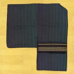 メンズ綿浴衣＋帯セット
