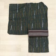 メンズ綿浴衣＋帯セット