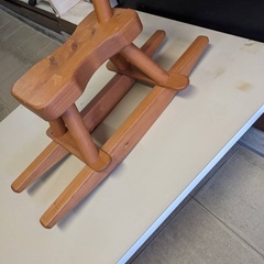 【お譲り先決定】お子様用の木馬　　　の画像