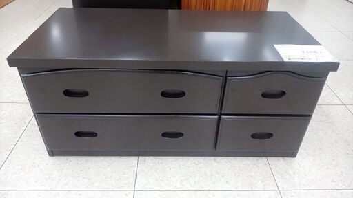 ★ジモティ割あり★ リンベル株式会社 2段チェスト こげ茶 H40×D42.5×W88 クリーニング済み TJ6188