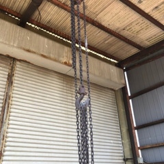 中古　チェーンブロック　差し上げます