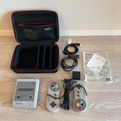 ニンテンドークラシックミニ スーパーファミコン ケース付の画像