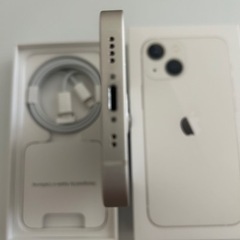 これ以上値下げ無し【超美品】iPhone13mini スターライト　コーティング済み　128G　2025年7月5日→90%の画像