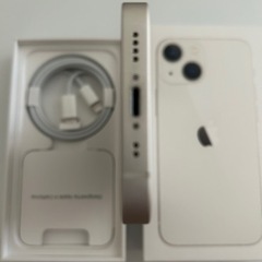これ以上値下げ無し【超美品】iPhone13mini スターライト　コーティング済み　128G　2025年7月5日→90%の画像