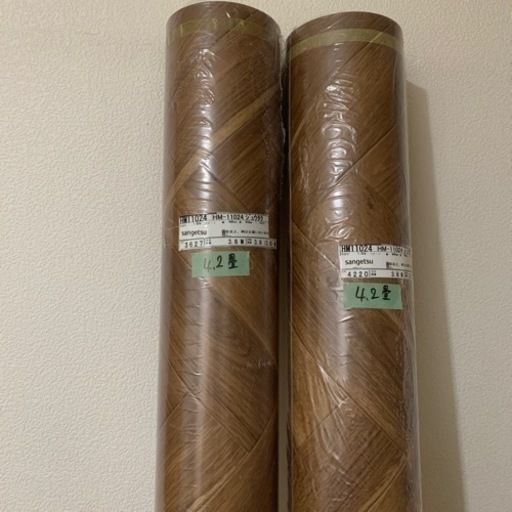 新品 クッションフロア　8.4畳ぶん　特大サイズ 床 引越し 模様替え リフォーム 内装 DIY 　木目柄