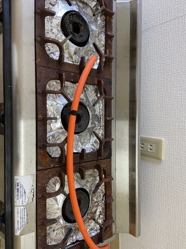 値下げ！中古　業務用3口ガスコンロ