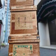 茶箱 。骨董 アンティークの画像