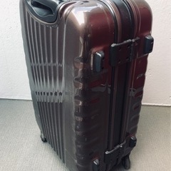 スーツケース ダークブラウン TSAロック付の画像