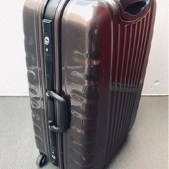 スーツケース ダークブラウン TSAロック付の画像