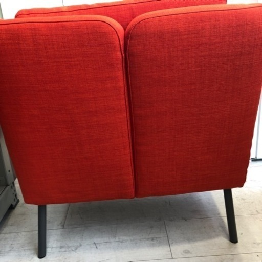 オンライン IKEAパーソナルソファー1人掛けEKEROオレンジ【トレファク