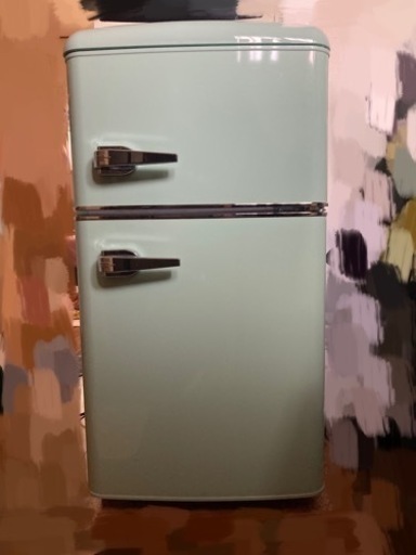 冷蔵庫　おしゃれ　レトロ