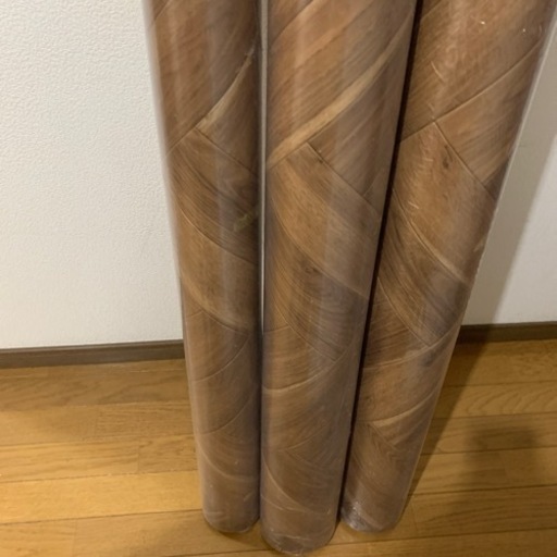 値下げ中★ 11畳ぶん　木目柄 クッションフロア　引越し 模様替え リフォーム 内装 DIY 工事 修理 大工 床 事務所 一軒家 古