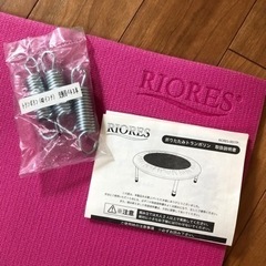 折りたたみトランポリン　フロアマット付き　RIORESの画像