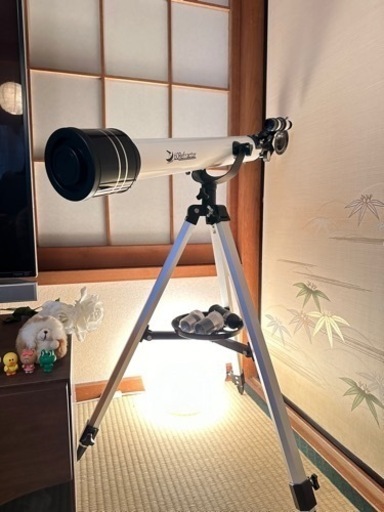 天体望遠鏡初心者 屈折式 60mm大口径700mm焦点距離天体観測星座 スマホ撮影天頂プリズム 伸縮式三脚 スマホアダプターと日本語説明書を付き