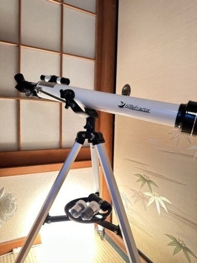 天体望遠鏡初心者 屈折式 60mm大口径700mm焦点距離天体観測星座 スマホ撮影天頂プリズム 伸縮式三脚 スマホアダプターと日本語説