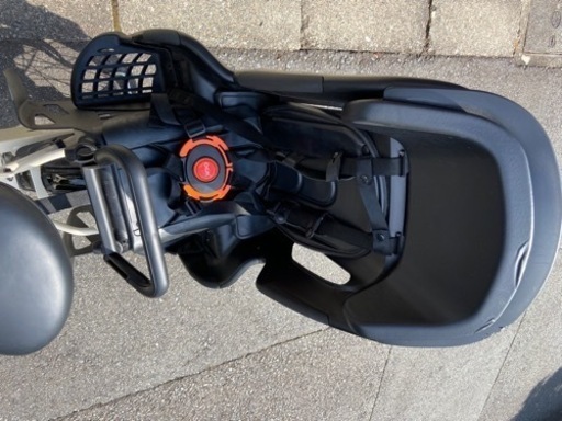 あさひ自転車クリームカーゴ3段変速チャイルドシート付き