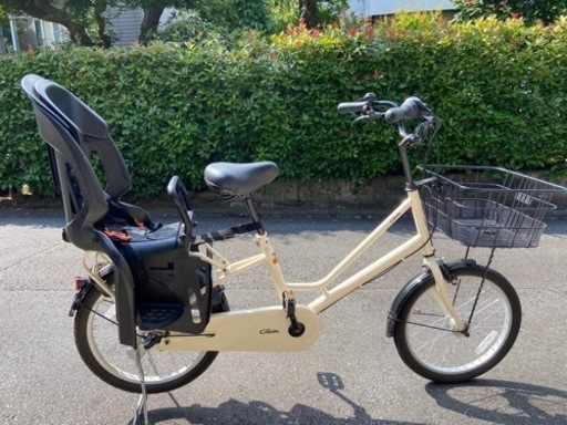 あさひ自転車クリームカーゴ3段変速チャイルドシート付き (うっちー44