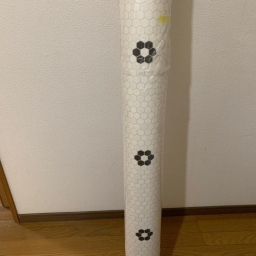 新品 クッションフロア　花柄タイル風　模様　白黒　モノトーン　白 ホワイト 引越し 模様替え リフォーム 内装 DIY 工事 修理 大