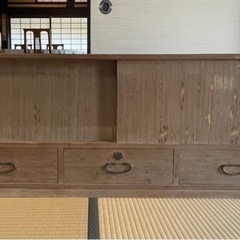 昭和の桐タンス　リメイク　DIYにも！