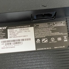ACER 24インチ　フルHDモニターの画像