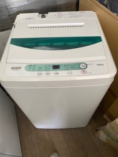 １３８　北九州市内配送設置無料 2020年式 YAMADASELECT(ヤマダセレクト） YWMT45G1 ヤマダ電機オリジナル 全自動電気洗濯機 (4.5kg)