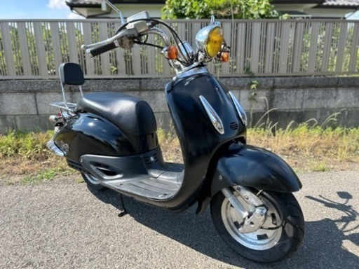 ジョーカー50快速2スト自賠責R/7.4付き☆シート・プラグ・ミラー・ミッションオイルなど新品交換で快調です^_^50cc原付スクーター☆