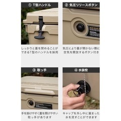大容量クーラーボックス　42.5Lの画像